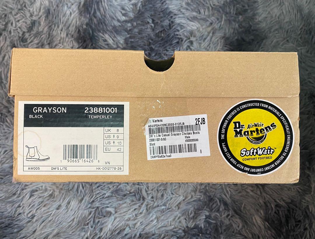 Dr Martens Grayson Chelsea Boots Men s Fashion Footwear Boots on Carousell