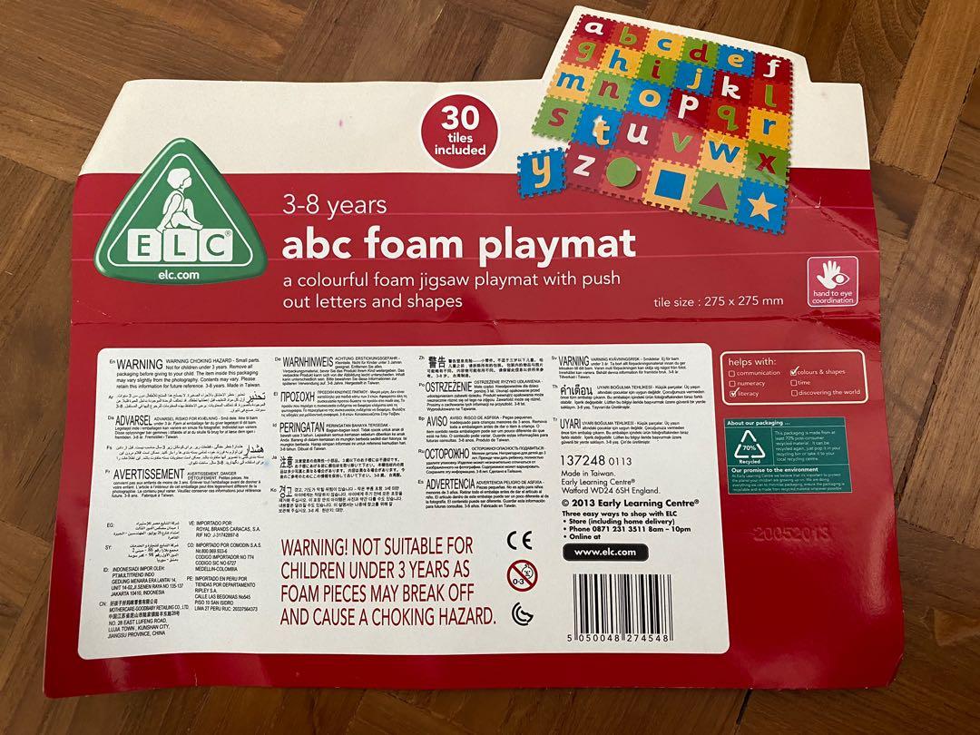 ELC ABC Foam Playmat, Babies & Kids, Infant Playtime on Carousell