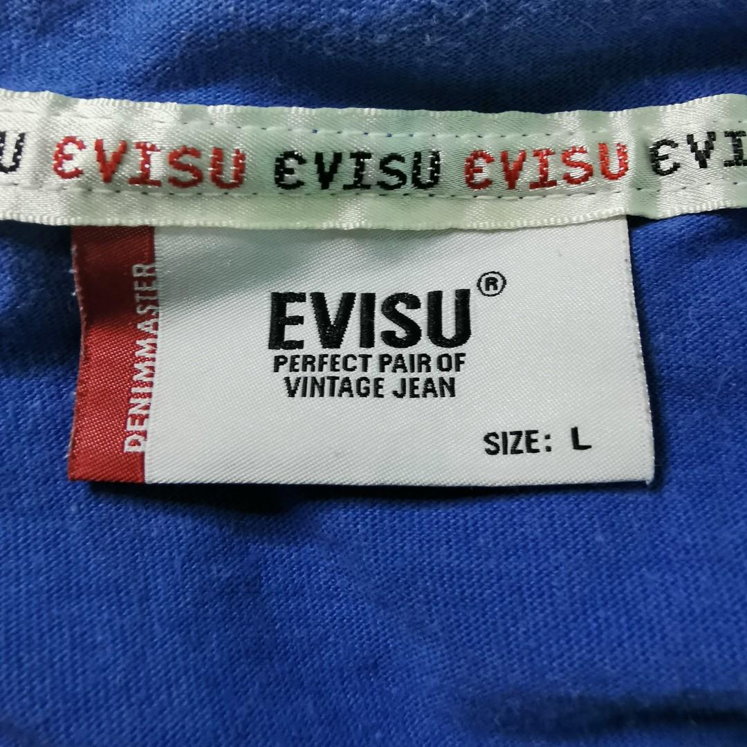 Evisu with washtags and necktag (Category: Coats, Jackets and Outerwear) located in Cavite. Submitted by aikatot (Listing ID 1092356530, Image 3). Description: Issue:Small pinhole as seen on the pic. Size:Large on tag Follow thriftys for more items..