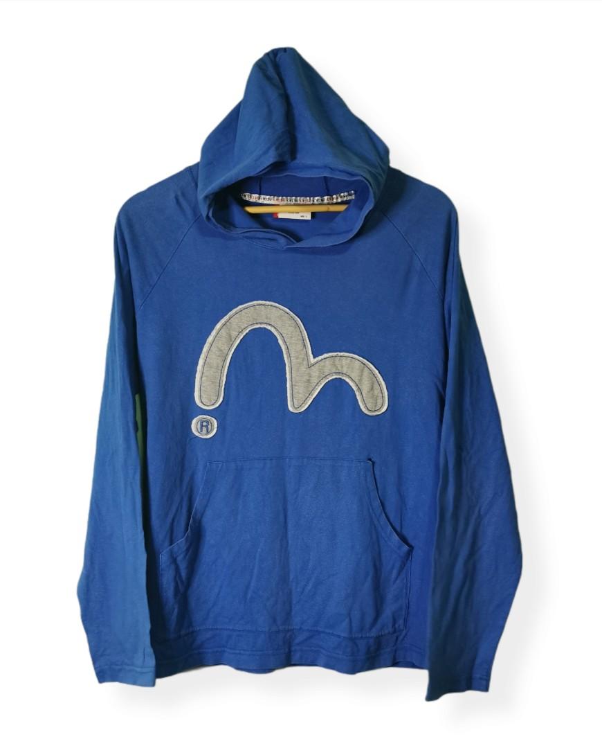 Evisu with washtags and necktag (Category: Coats, Jackets and Outerwear) located in Cavite. Submitted by aikatot (Listing ID 1092356530, Image 1). Description: Issue:Small pinhole as seen on the pic. Size:Large on tag Follow thriftys for more items..