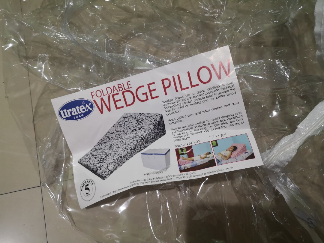 foldable wedge pillow