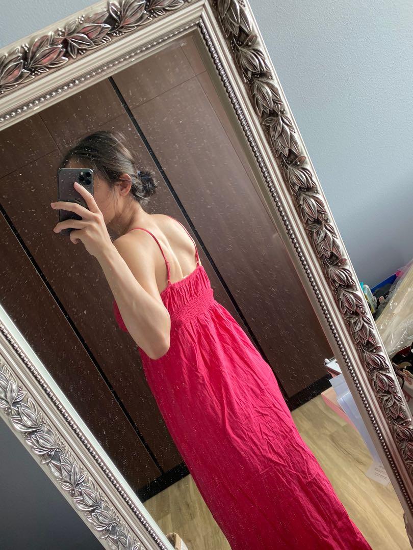 Forever 21 pink maxi dress sale