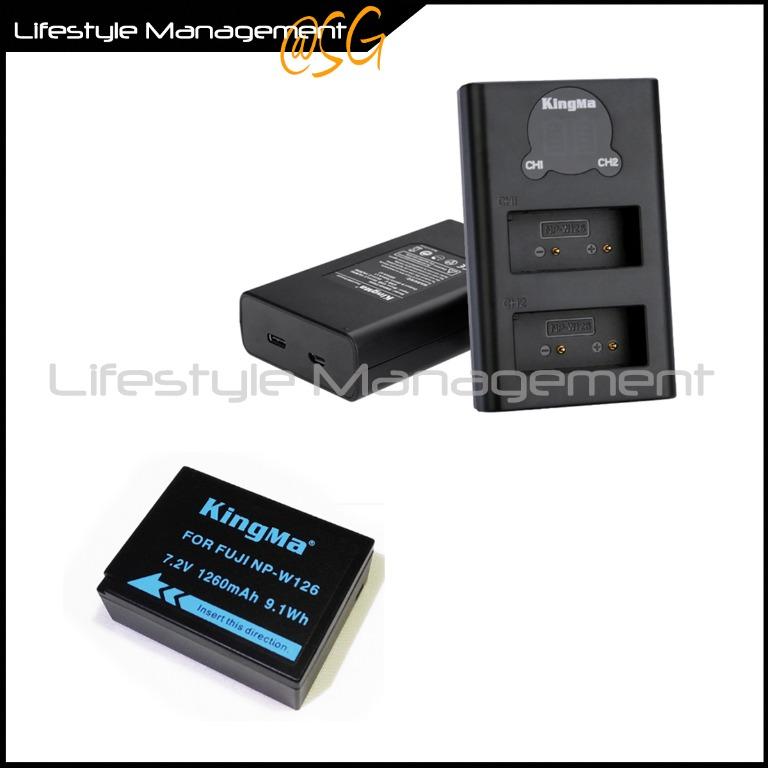 Fujifilm NP-W126 Dual USB Charger Battery62863067122178110
