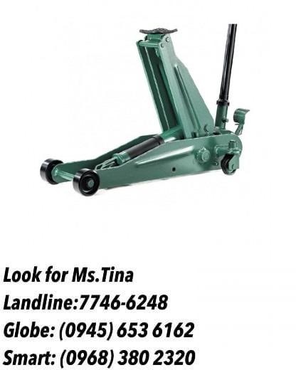 Garage jack or Crocodile jack (Category: Construction Tools & Equipment) located in Manila. Submitted by tina.sales (Listing ID 1092141438, Image 1). Description: Garage jack or Crocodile jack PRICE;21,300 Roll these jacks from job to job and under hard-to-reach places. Note: Jacks should not be moved when under load. Warning: Never use to support people or loads over people. FOR INQUIRIES PLLEASE CONTACT US. BIR ACCREDITED Located at Sta Cruz Ma