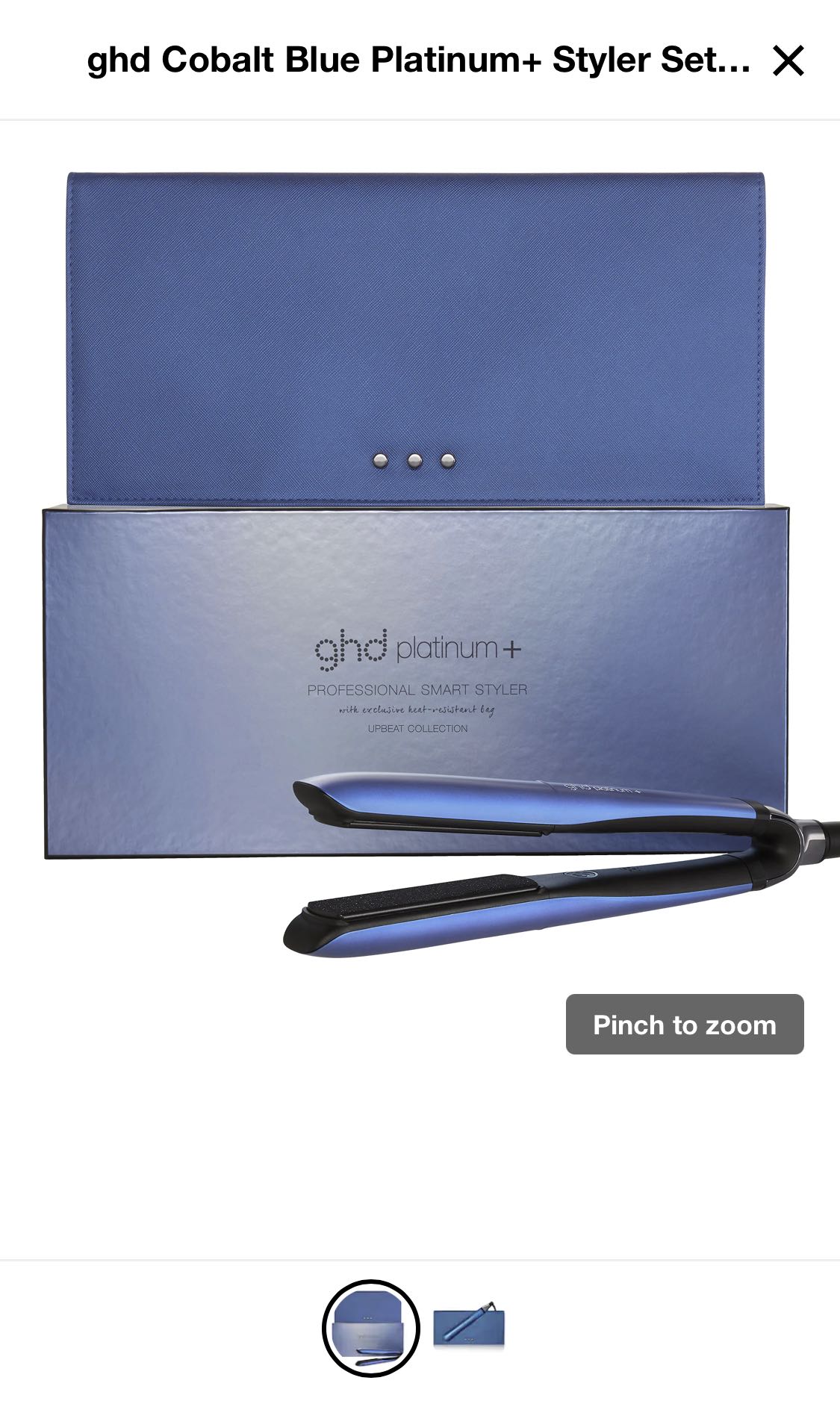 ghd Platinum Plus Styler Cobalt, Blue: Buy Online at Best Price in