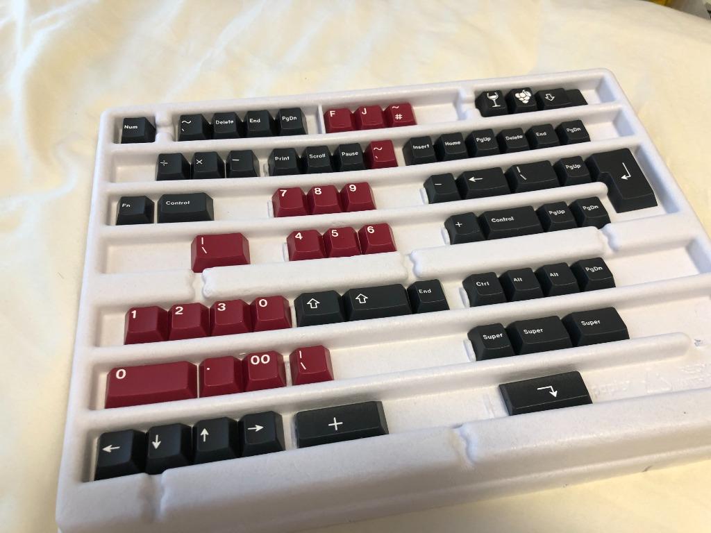 GMK Burgundy, Computers & Tech, Parts & Accessories, Computer Keyboard ...