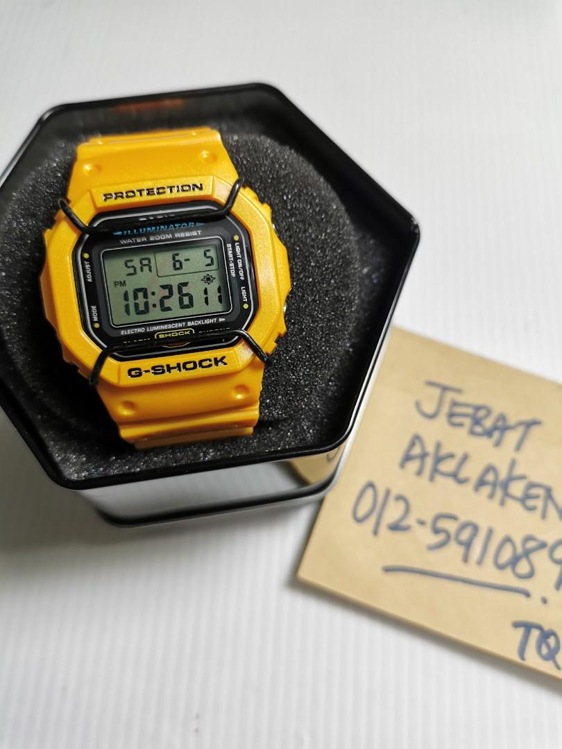 GSHOCK PETAK DW 5600E YELLOW Men s Fashion Watches Accessories