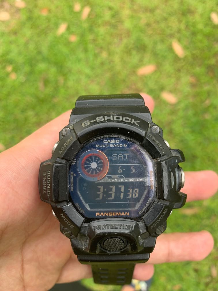 Gshock range man black panther