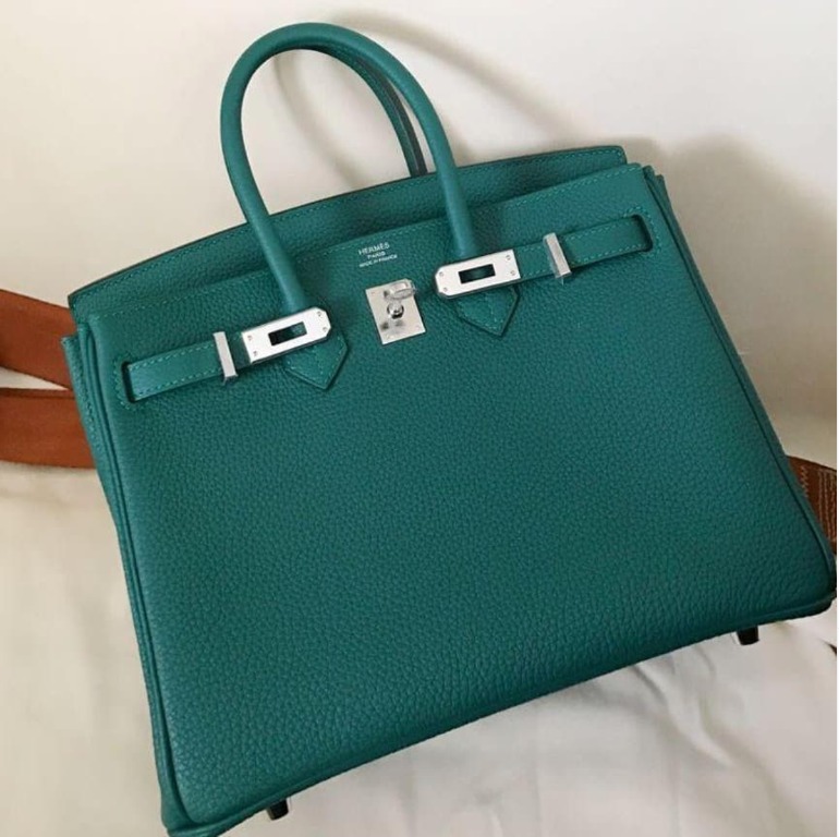 Hermes Birkin 25cm Malachite Green - Upper-Luxury