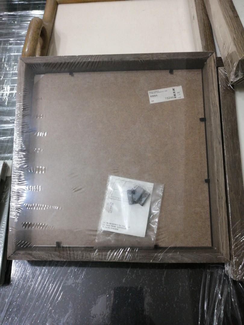 PRICE DROP: IKEA Ribba Wooden Photo Frames - 4 pc, Furniture & Home ...