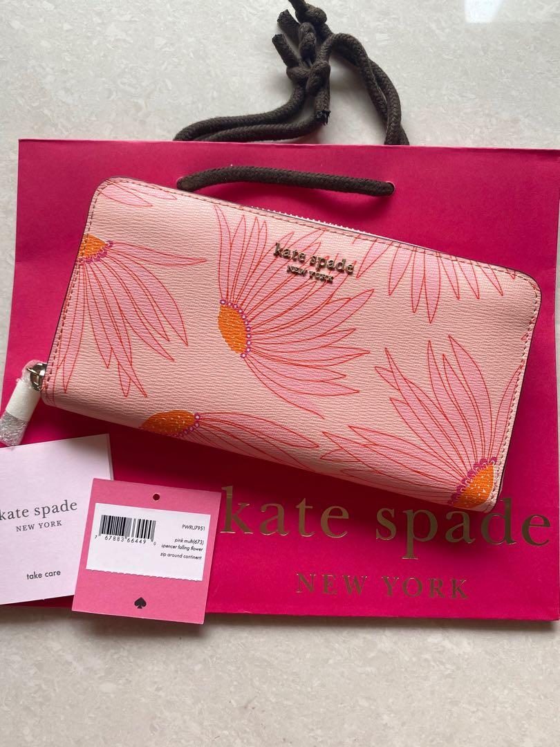 Kate spade falling flower wallet hot sale