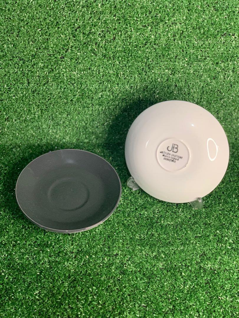Ironstone Saucers (Category: Other Kitchenware & Tableware) located in Mandaluyong City. Submitted by isydln (Listing ID 1092310944, Image 2). Description: 3pcs. Ironstone Saucers Johnson Brothers England Yours at 250.00 Gray 14.2cm in diameter.