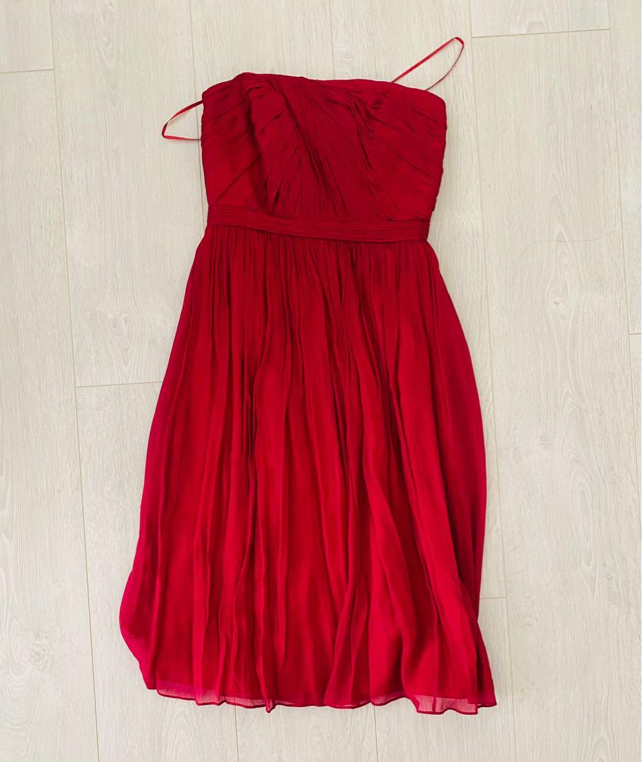 J.Crew Kylie dress in silk chiffon Size 0 Wild Beet