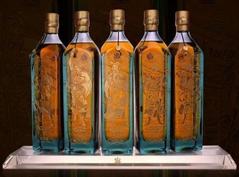 JOHNNIE WALKER BLUE LABEL - 5 GODS OF WEALTH, Food & Drinks ...