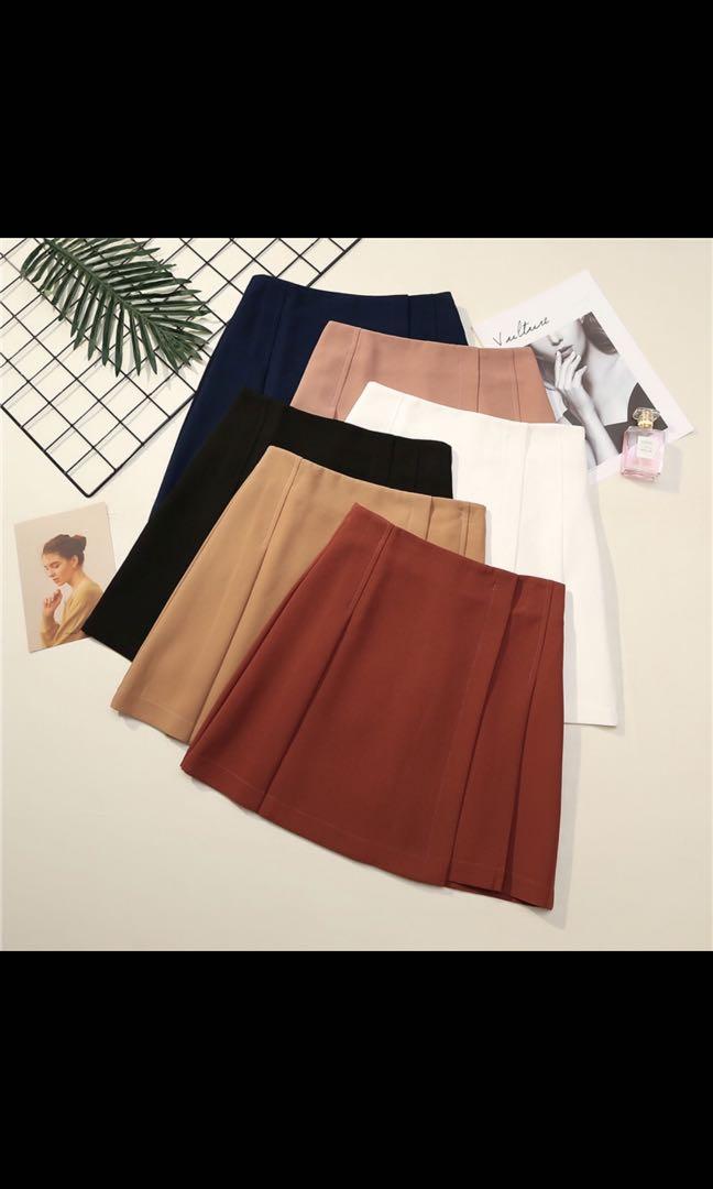 Skirt with shorts inside clearance