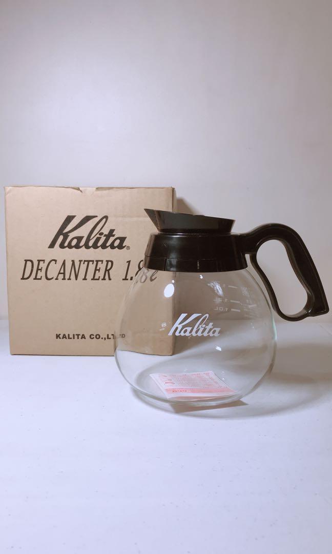 KALITA DECANTER 1.8L (Category: Other Kitchenware & Tableware) located in Taytay. Submitted by de.cafe (Listing ID 1092355374, Image 1). Description: KALITA DECANTER - 1.8L - black - new with box PROMO: Buy Melitta 1x4 Coffee Dripper & Kalita Decanter 1.8L for php 2000 only! (SAVE 198).