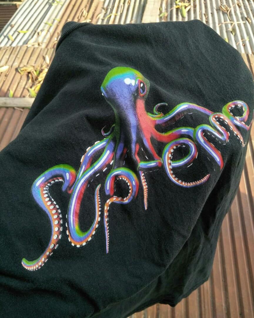supreme tentacles tee black
