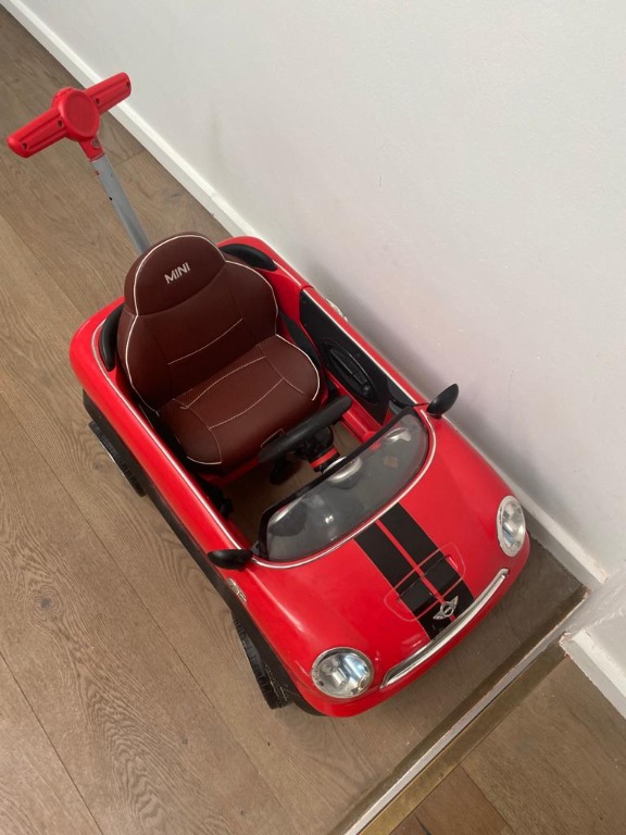 Mini cooper on sale toddler push car