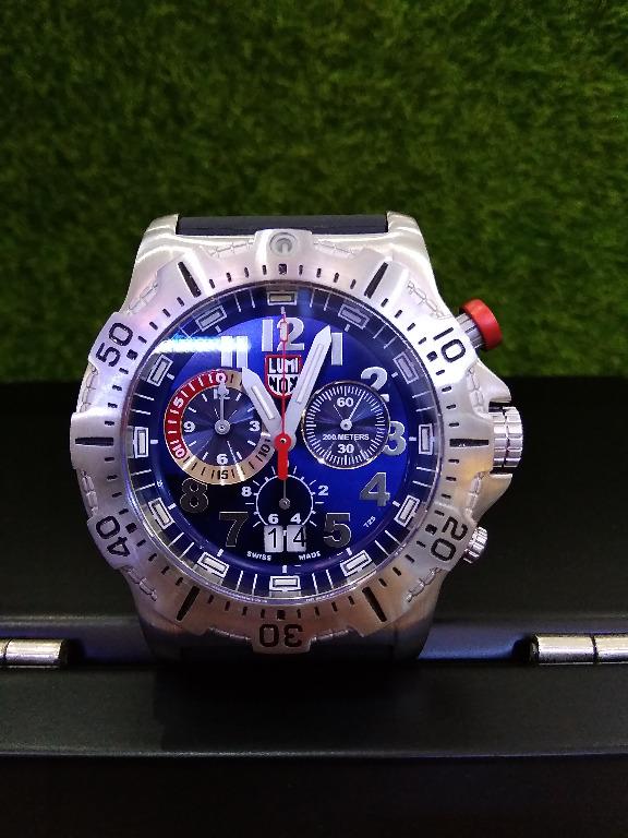 LUMINOX 8153.RP Navy SEALs Dive Chronograph NEW