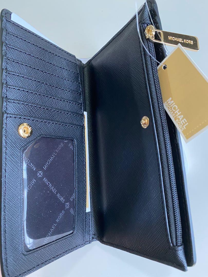 MK MICHAEL KORS CONTINENTAL WALLET BLACK Women s Fashion Bags