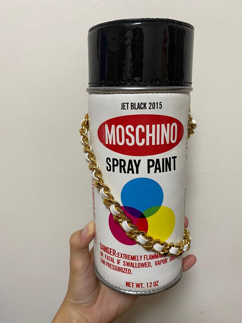 moschino spray paint bag
