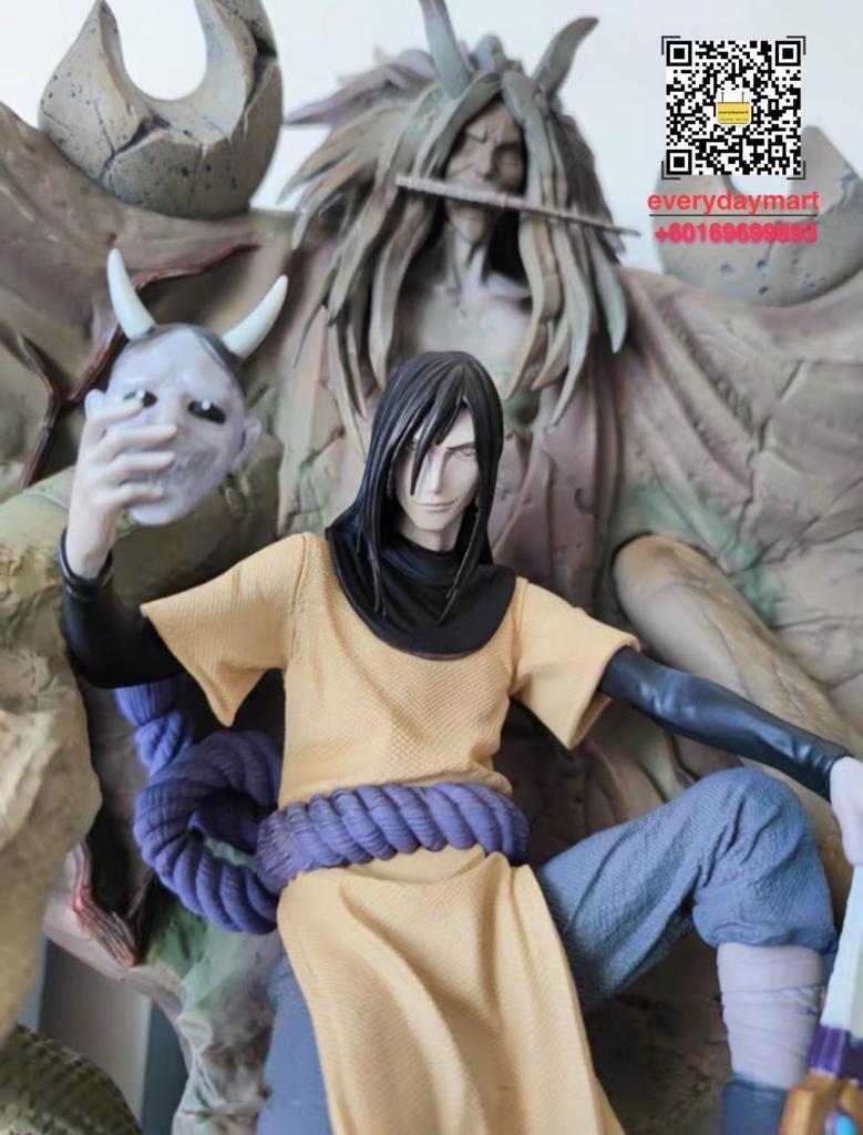 Naruto Orochimaru Konohagakure Legendary Sannin Statues Gk Action Figure火影忍者 蛇之王座三忍共鸣iz大蛇丸 大型手办模型摆件gk雕像 Toys Games Action Figures Collectibles On Carousell