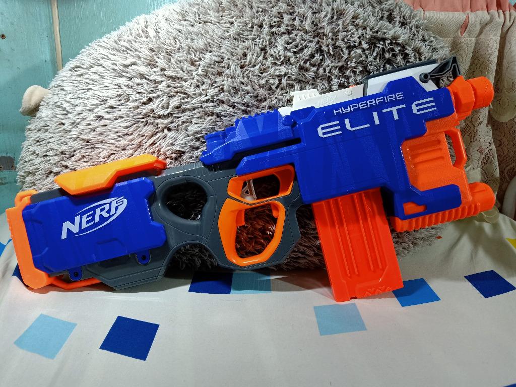 NERF Elite Hyperfire N-Strike Series Full Auto Preloved Original ...