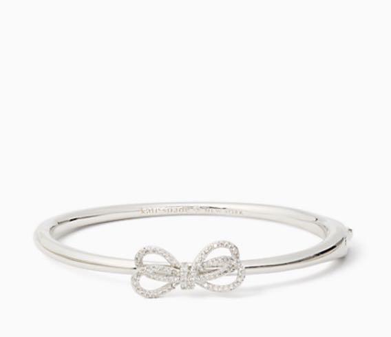 New Arrival Kate Spade Bow Meets Girl Pave bangle