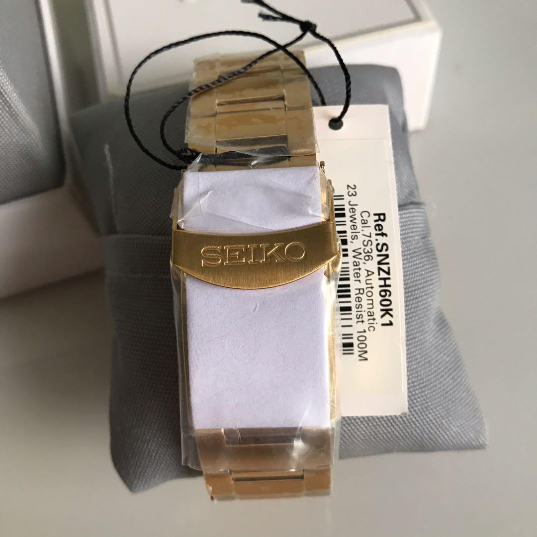 Seiko snzh60k1 sales gold
