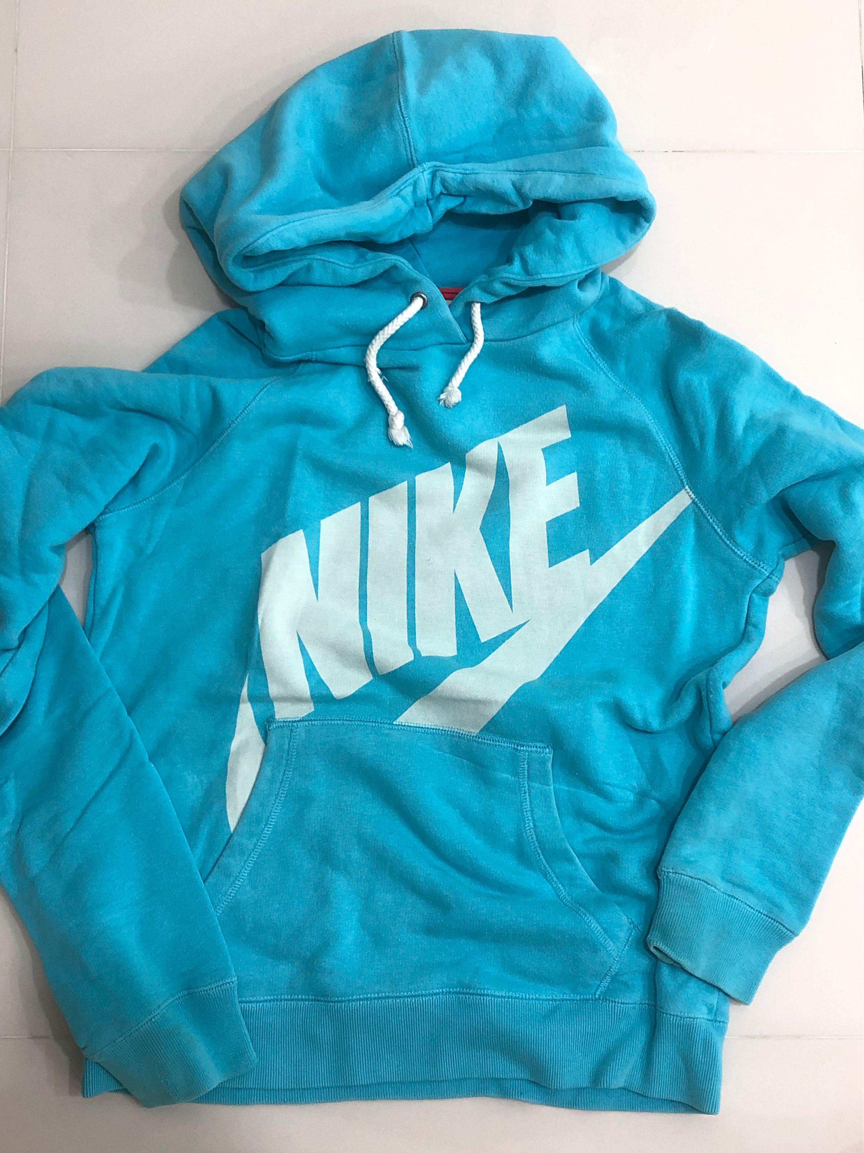 blue nike zip up hoodie womens