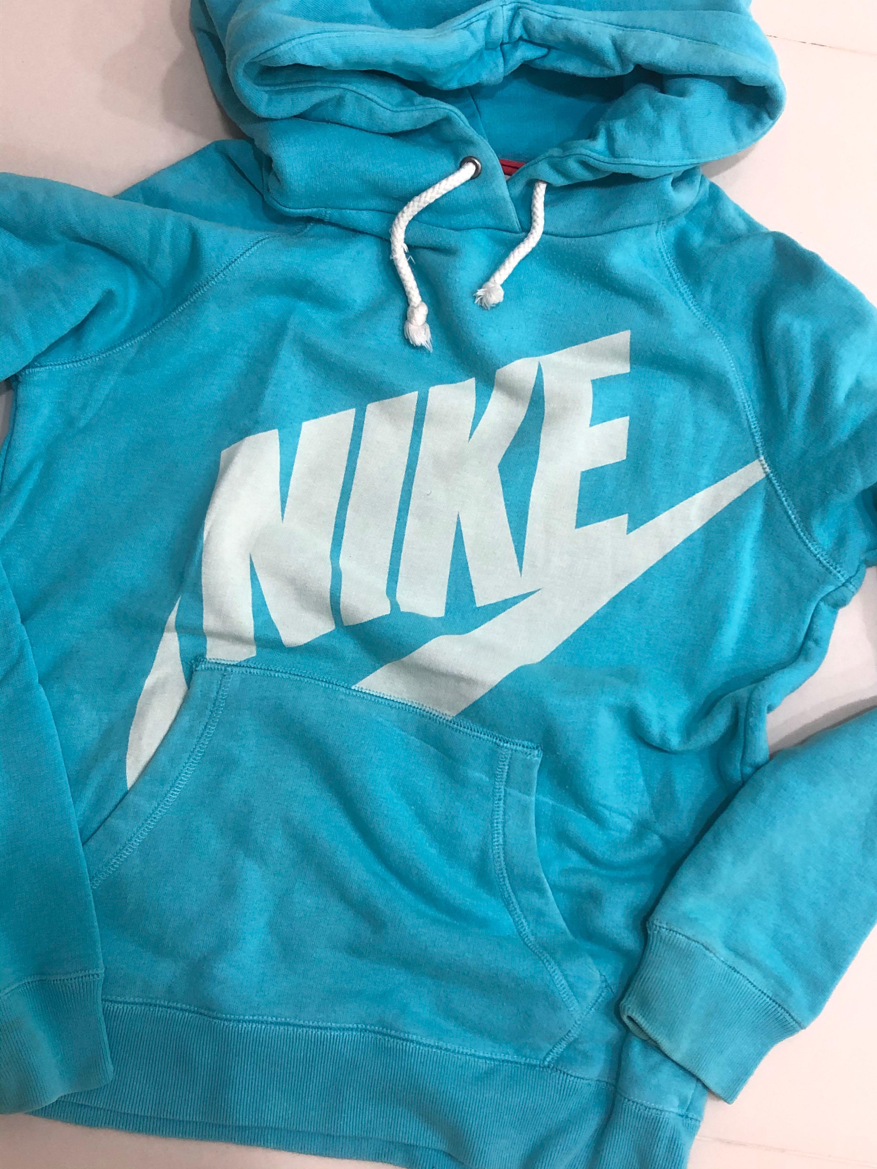 blue nike zip up hoodie womens