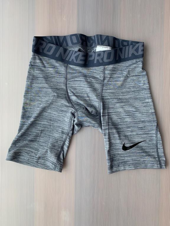 Nike Men's Pro Training Tights Gray Size Small 