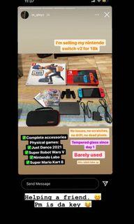 Nintendo Switch V2 for sale!
