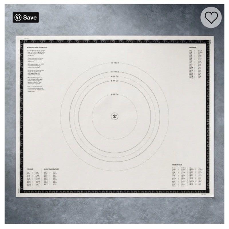 Open Kitchen by Williams Sonoma Pastry Mat (Category: Bakeware) located in Las Pinas. Submitted by biatster (Listing ID 1092316108, Image 1). Description: .