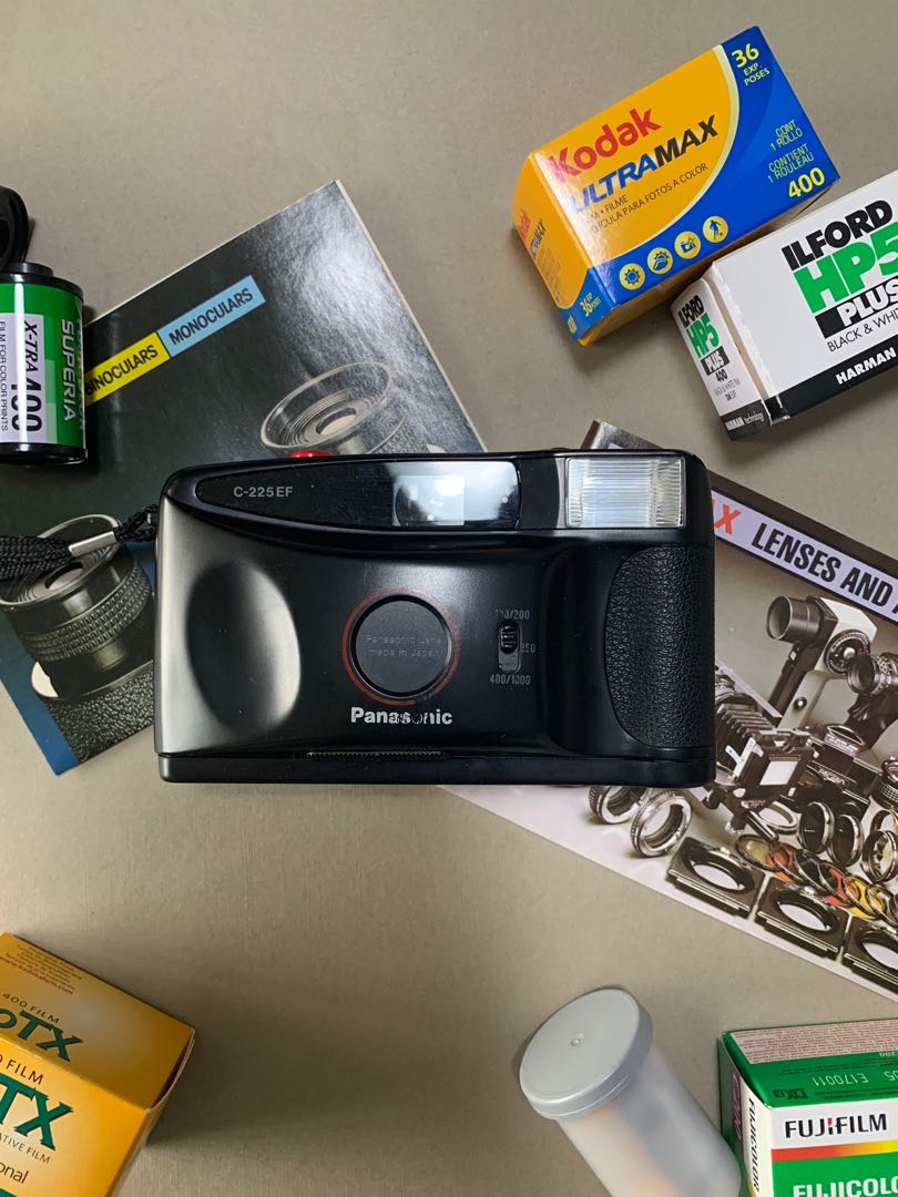 Panasonic c225 ef film camera, Photography, Cameras on Carousell