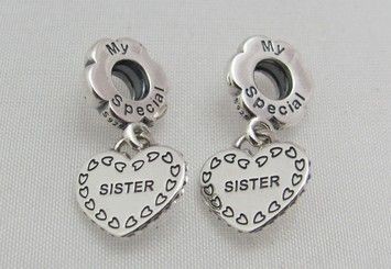 pandora special sister charm