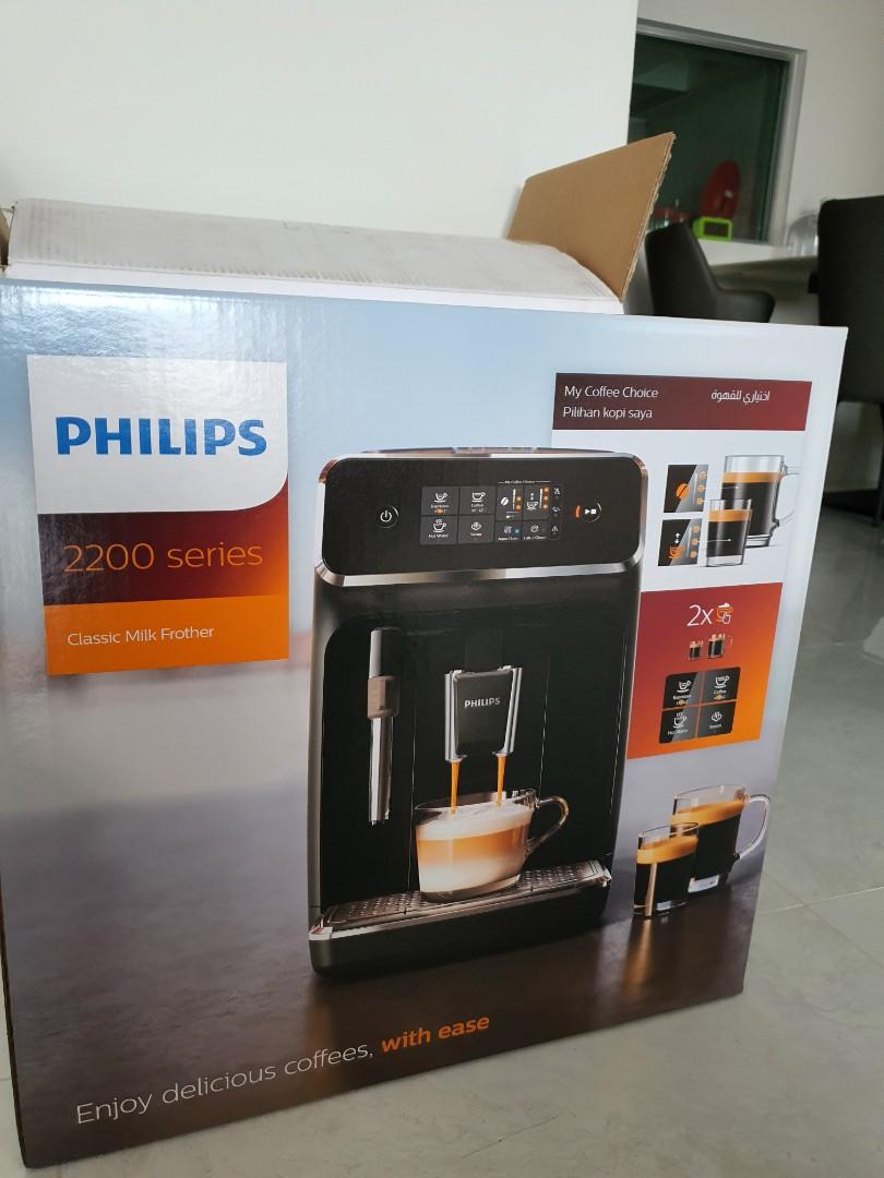 Philips Fully automatic espresso Coffee Machine EP2220/10, TV & Home Appliances, Kitchen