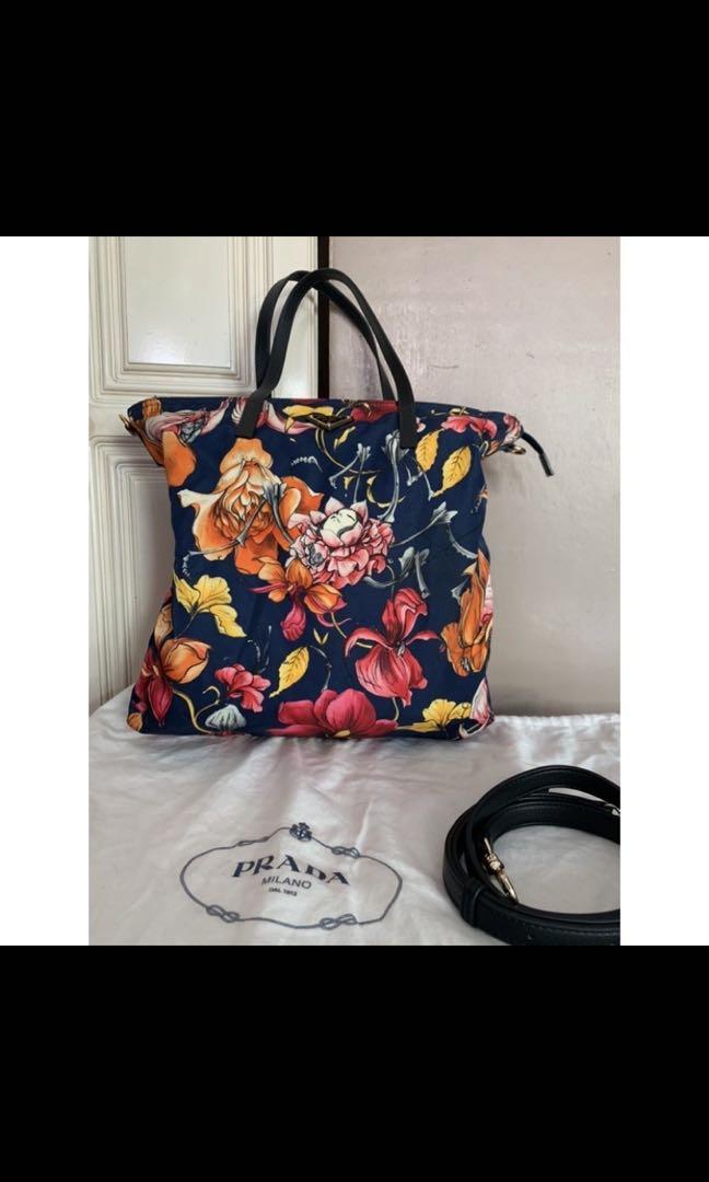 floral prada bag