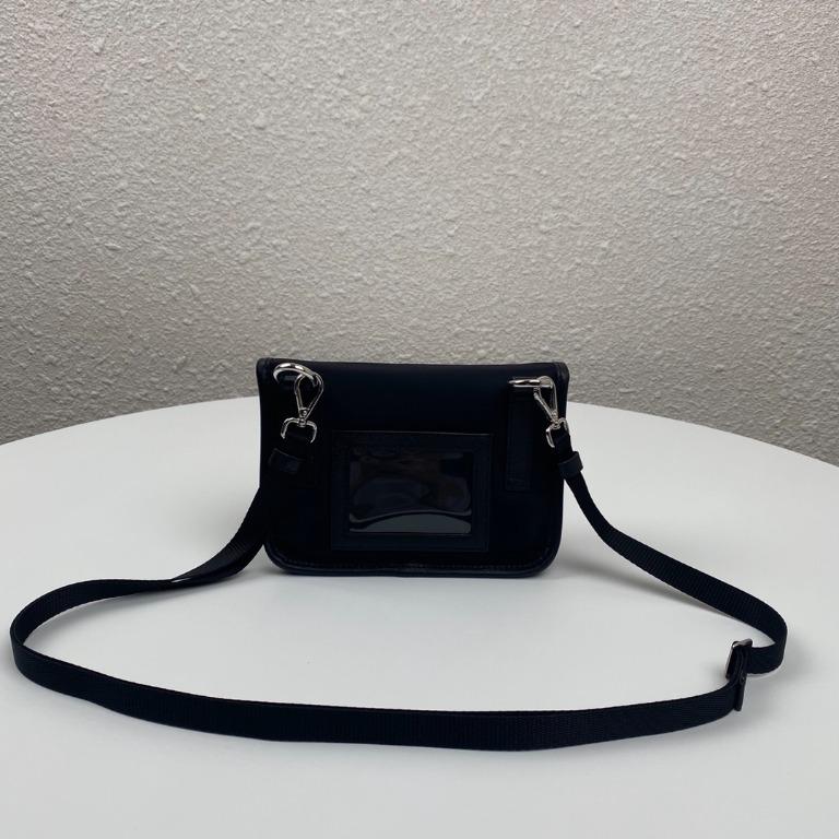 Nylon and saffiano cellphone best sale case with shoulder strap