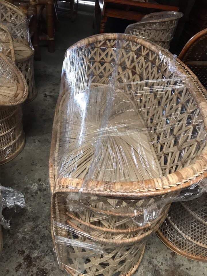 Rattan Buri SALA set (Category: Sofas) located in Paranaque City. Submitted by FLess.ph (Listing ID 1092176534, Image 2). Description: Rattan BURI SALA SET 2 New Arrival design!!! Dimension ( inches ) TABLE 29” top table 25” height SMALL CHAIRS 25” width body 18” seat to floor 34” top to floor LONG CHAIR 54” length 21” width 18” seat to floor 34” top to floor Grab yours now for php 16800 only!!! #homebuddies #HomeBuddiesBudol #homebuddiesph #ratt