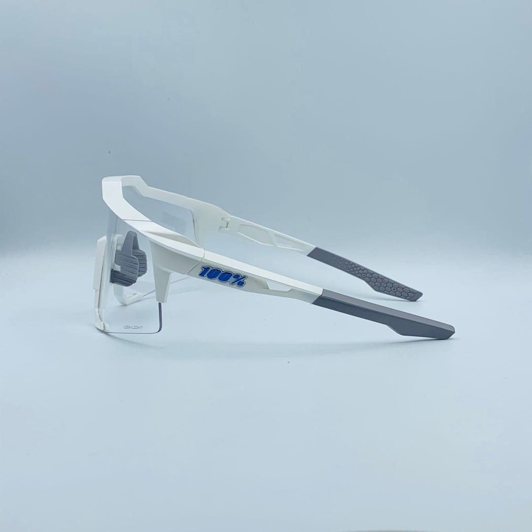 Ride 100% Speedcraft Matte White Clear Custom (Category: Sunglasses & Eyewear) located in Singapore. Submitted by gearoutfitters (Listing ID 1092308939, Image 3). Description: Custom Pair CHEAPEST ON CAROUSELL Free delivery! Brand new in original box 100% Authentic Ride 100% Speedcraft Frame: Matte White Lens : Clear (93% VLT) for night cycling Fit: Asian and Standard (comes with both nosepads) Comes with original paper box + 100% hard case + 100