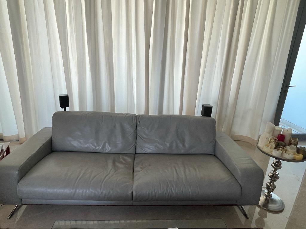 Roche Bobois Leather Sofa, Furniture & Home Living, Furniture, Sofas on  Carousell