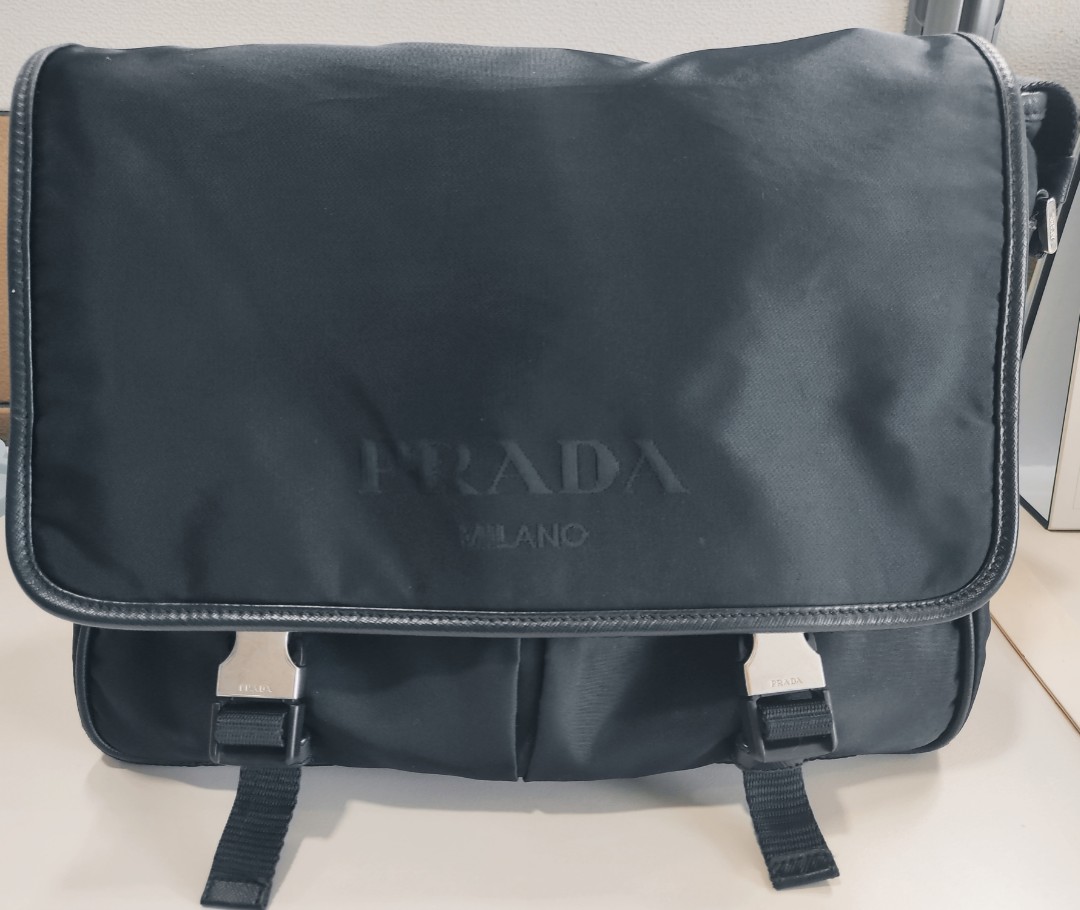 Prada mens cheap messenger bag sale