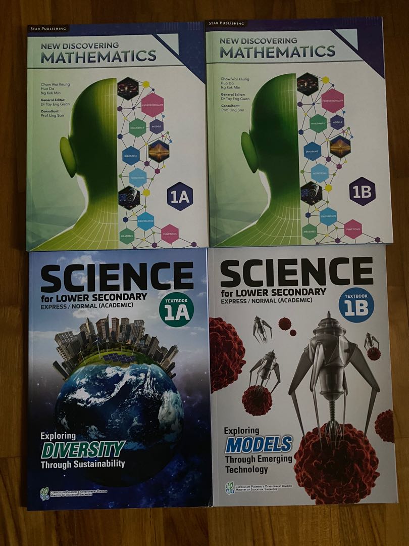 Sec 1 math and science textbook, Hobbies & Toys, Books & Magazines ...