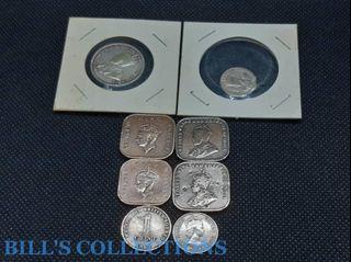 Malaya & British British & Straits Settlement Coins-SET