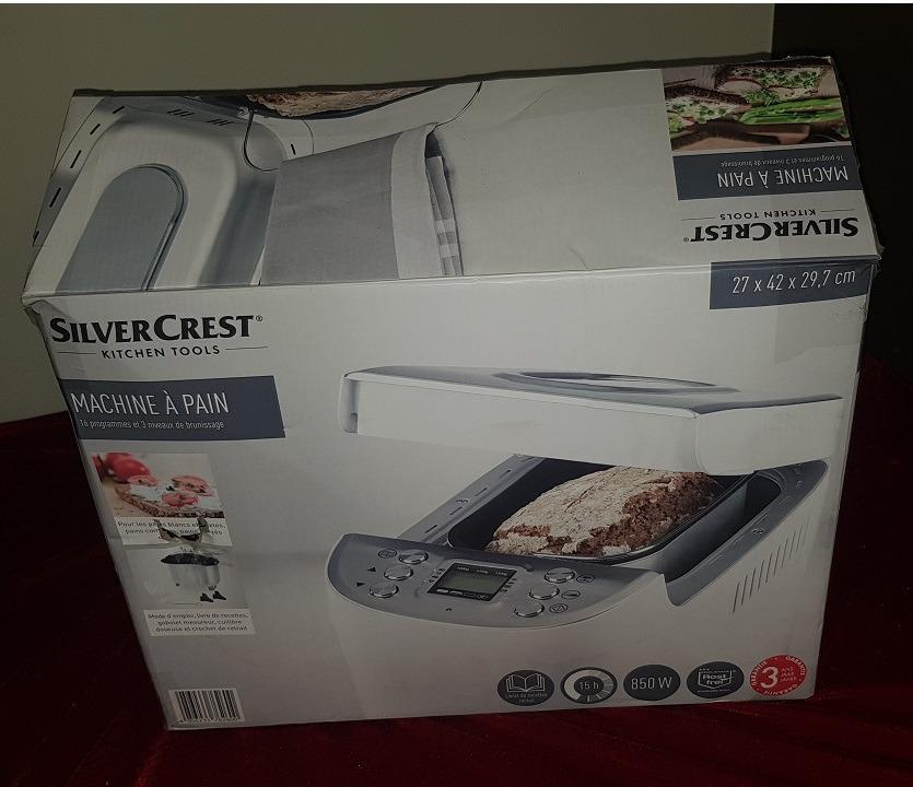 Silvercrest Metal Automatic Bread Maker (SBB 850 E1), 12 Programs