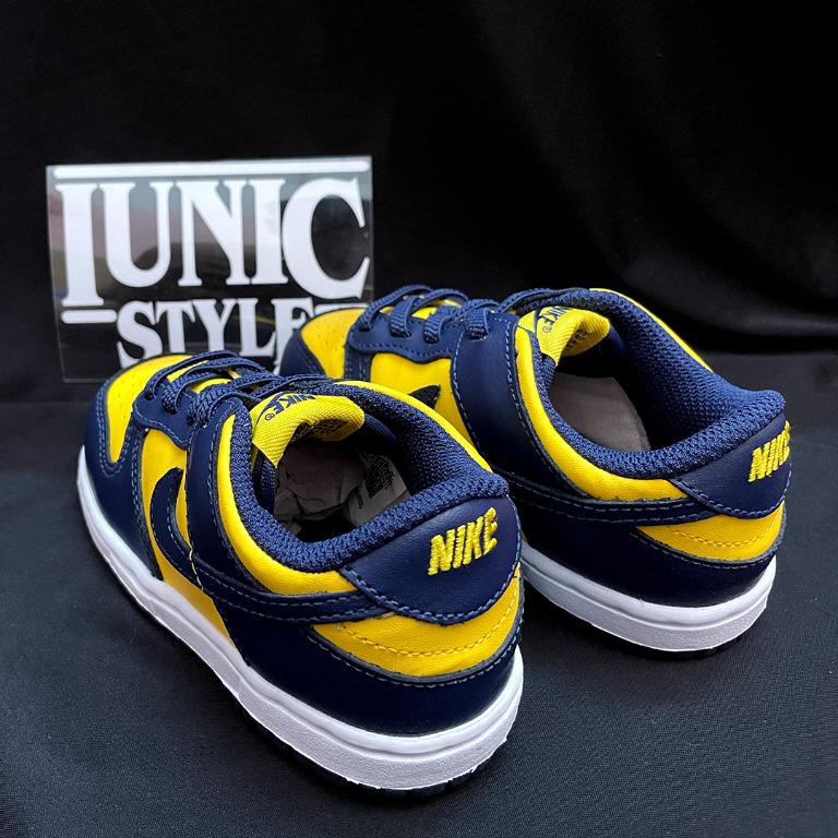 Size 8C 7.5UK 14CM Nike Dunk Low Michigan Cute Toddler Infant