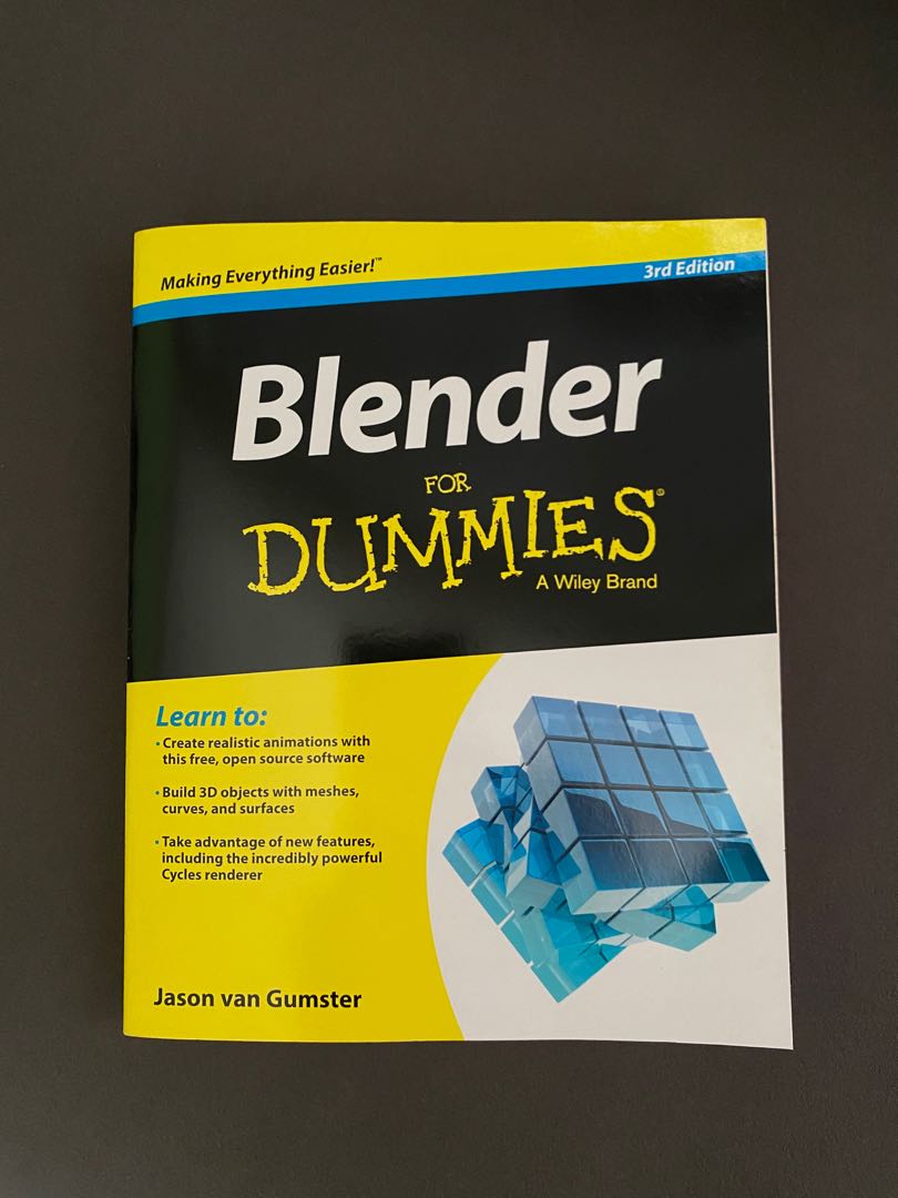 [SUSS Textbook] Blender For Dummies, Hobbies & Toys, Books & Magazines