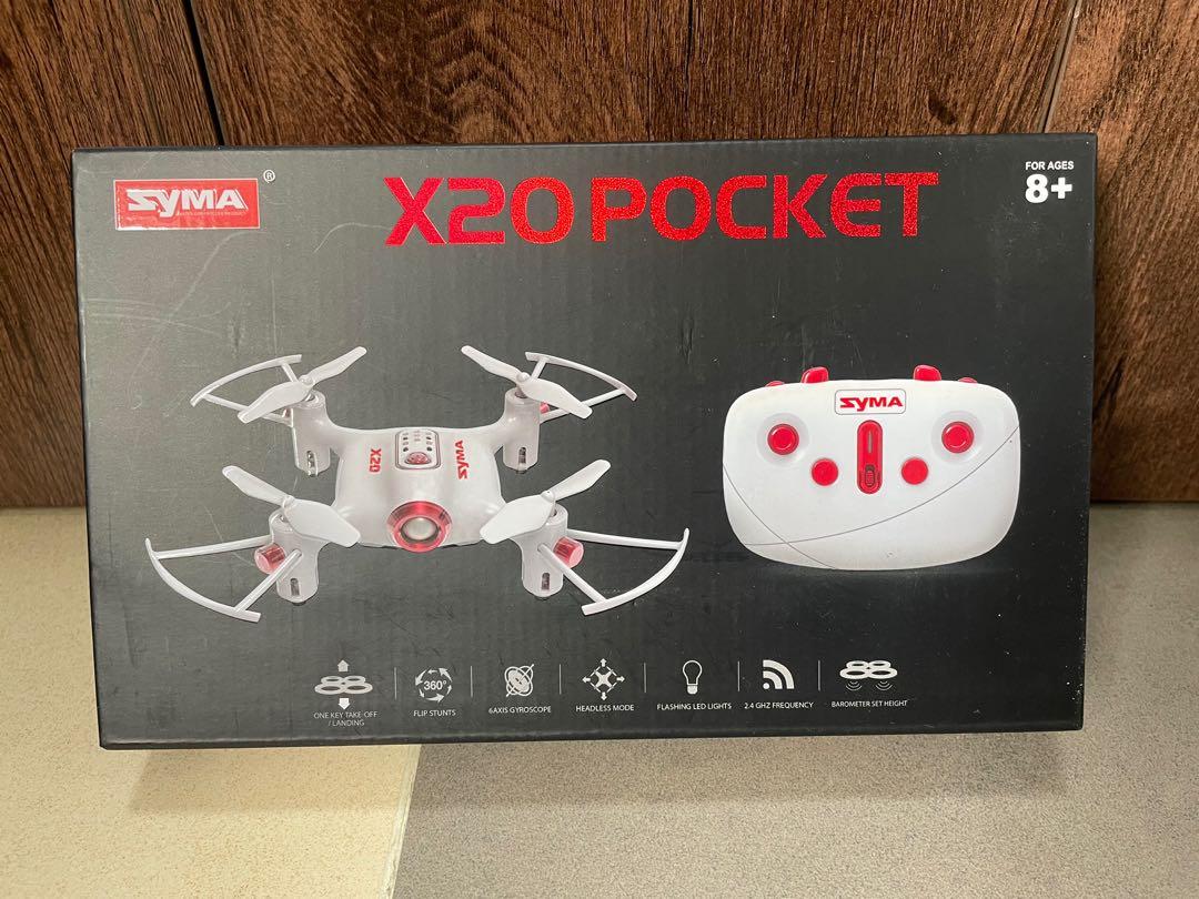 全新SYMA X20 Pocket 航機, 興趣及遊戲, 旅行, 旅遊 旅行必需品及用品 Carousell