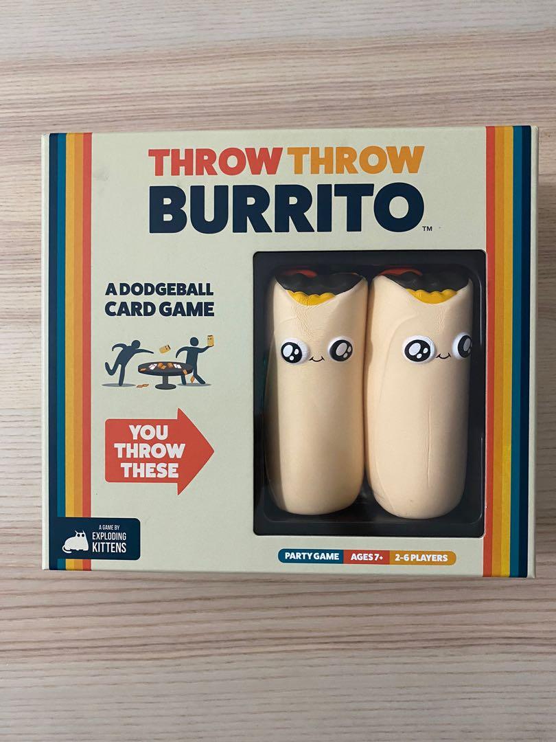 Throw throw Burrito Dodgeball Throwing Card Game, Hobbies & Toys, Toys